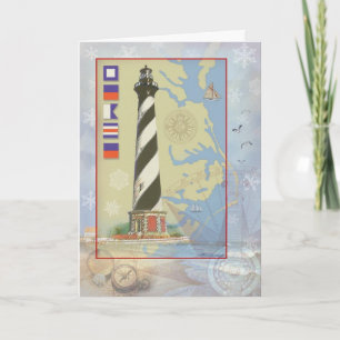Cape Hatteras Light Christmas Card