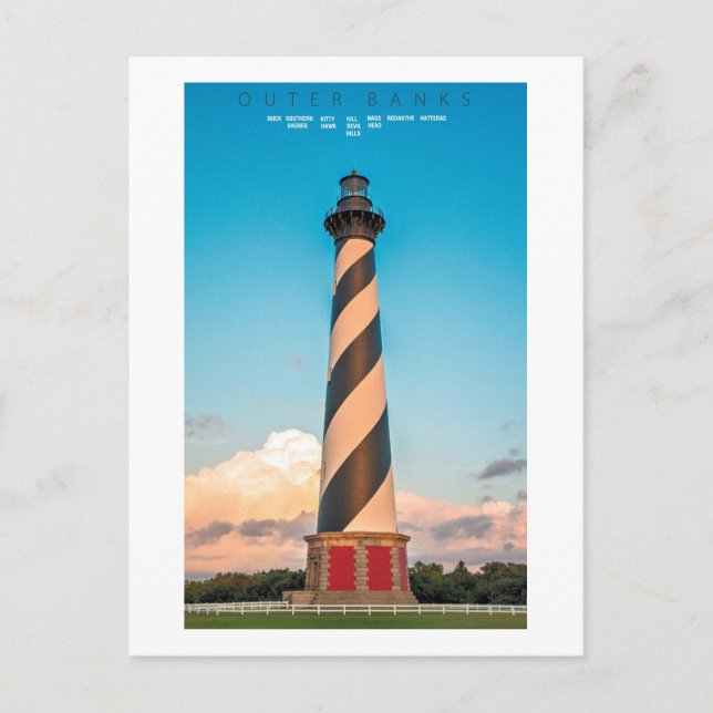 Cape Hatteras Light. Postcard (Front)