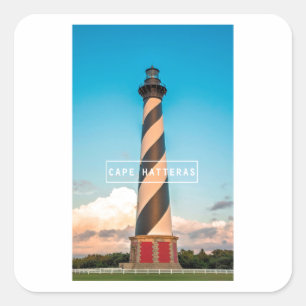 Cape Hatteras Light. Square Sticker