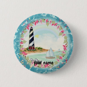 Cape Hatteras Lighthouse 6 Cm Round Badge