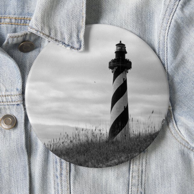 Cape Hatteras Lighthouse 6 Cm Round Badge (In Situ)