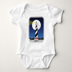 Cape Hatteras Lighthouse Baby Bodysuit
