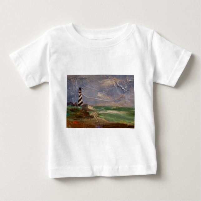 Cape Hatteras Lighthouse Baby T-Shirt (Front)