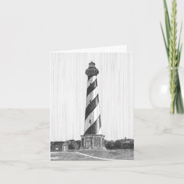 Cape Hatteras Lighthouse Blank Note Cards (Front)