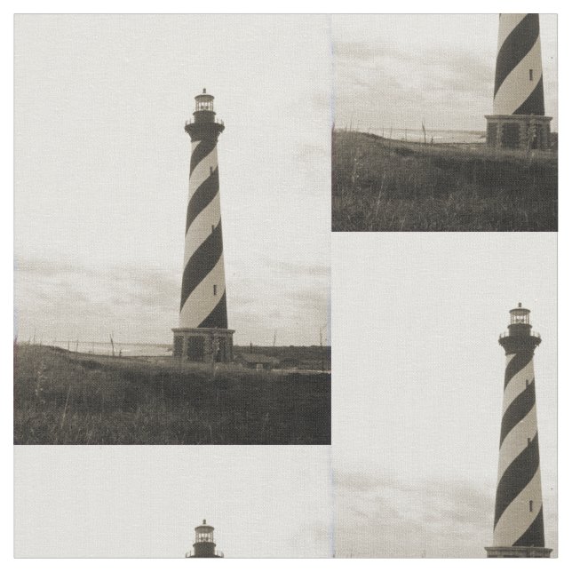 Cape Hatteras Lighthouse Fabric (Close Up)
