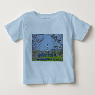 Cape Hatteras Lighthouse from Wetlands Series Baby T-Shirt