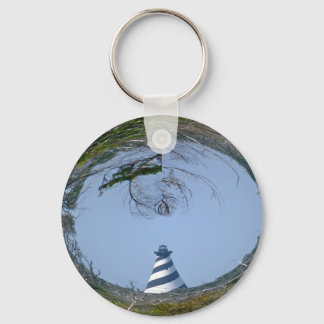 Cape Hatteras Lighthouse from Wetlands Series Key Ring