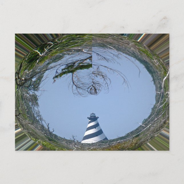 Cape Hatteras Lighthouse from Wetlands Series Postcard (Front)