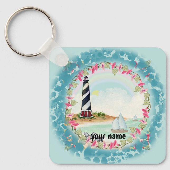 Cape Hatteras Lighthouse Keychain (Front)