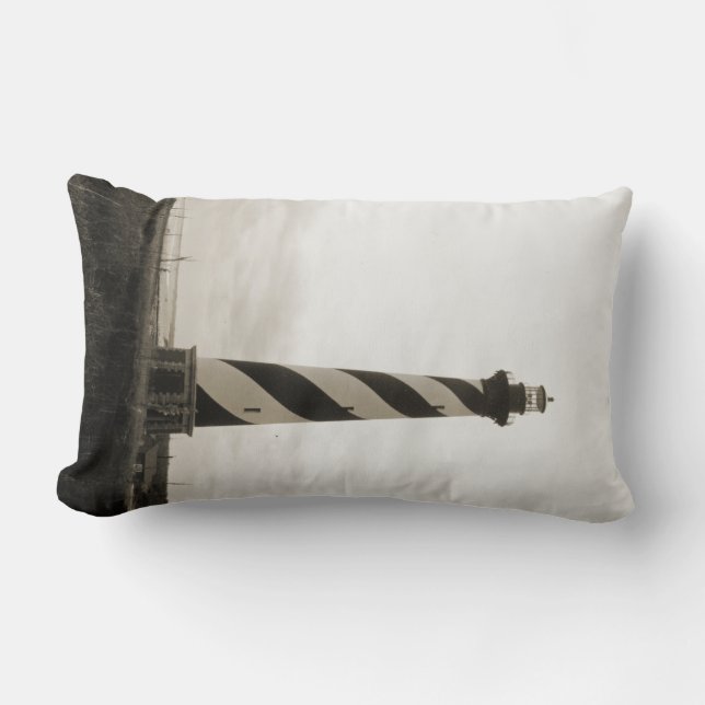 Cape Hatteras Lighthouse Lumbar Cushion (Front)