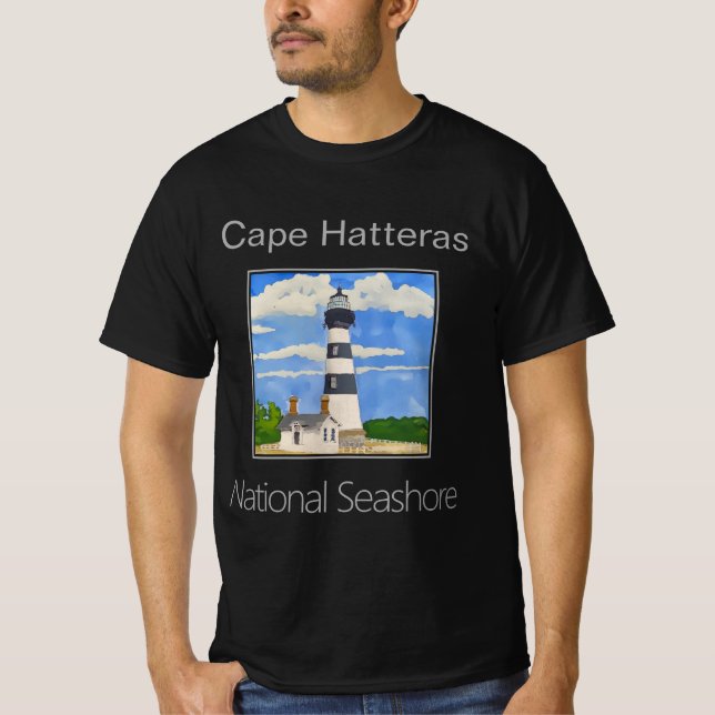 Cape Hatteras Lighthouse, National Seashore T-Shirt (Front)
