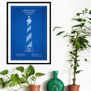 Cape Hatteras Lighthouse - North Carolina – AD Poster
