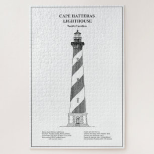 Cape Hatteras Lighthouse - North Carolina - BD Jigsaw Puzzle