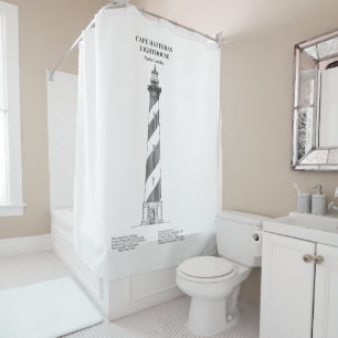Cape Hatteras Lighthouse - North Carolina - BD Shower Curtain