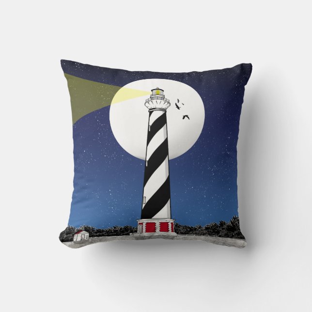 Cape Hatteras Lighthouse North Carolina Cushion (Front)
