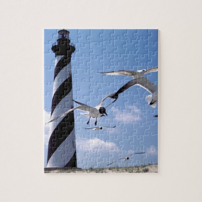 Cape Hatteras Lighthouse North Carolina lighthouse Jigsaw Puzzle (Vertical)