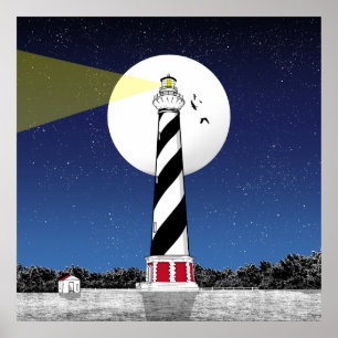 Cape Hatteras Lighthouse North Carolina Poster