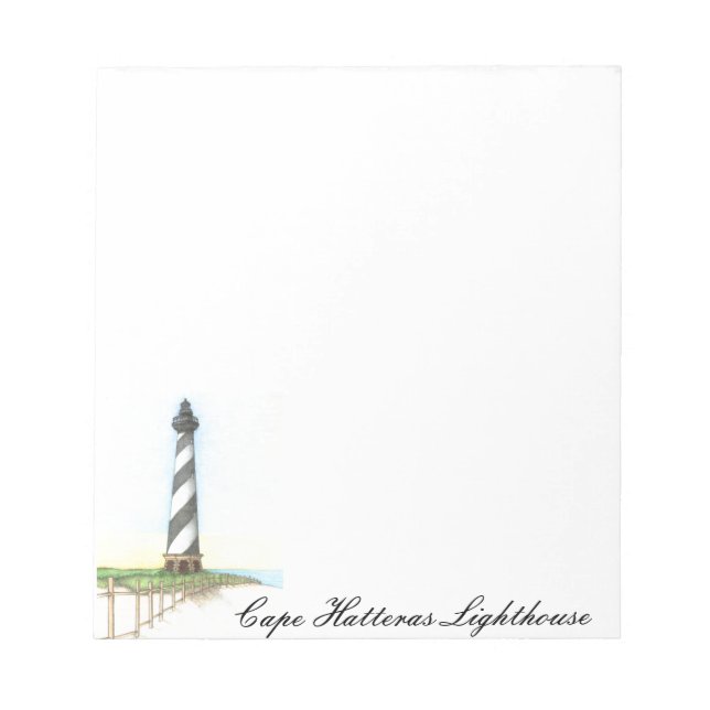 Cape Hatteras Lighthouse Notepad (Front)