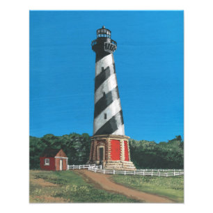 Cape Hatteras Lighthouse on Photo Paper Print