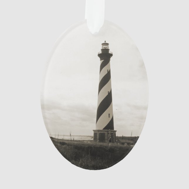 Cape Hatteras Lighthouse Ornament (Back)