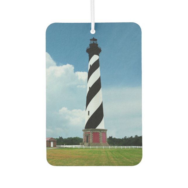 Cape Hatteras Lighthouse Outer Banks NC Car Air Freshener (Front)