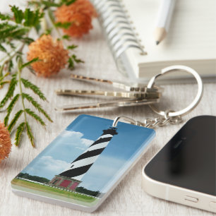 Cape Hatteras Lighthouse Outer Banks NC Key Ring
