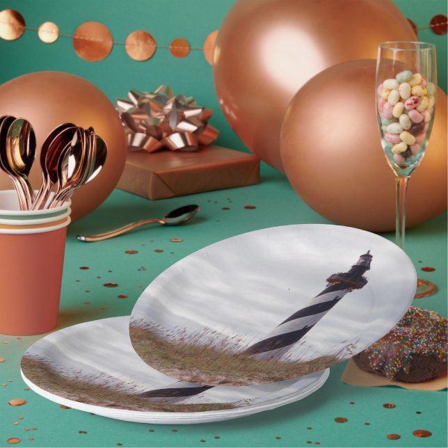 Cape Hatteras Lighthouse Paper Plate (Multi)