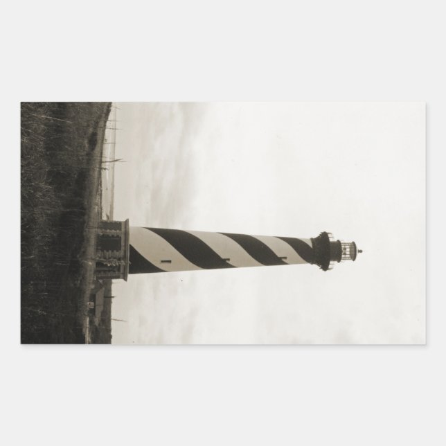 Cape Hatteras Lighthouse Rectangular Sticker (Front)