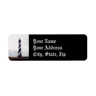 Cape Hatteras Lighthouse Return Address Label