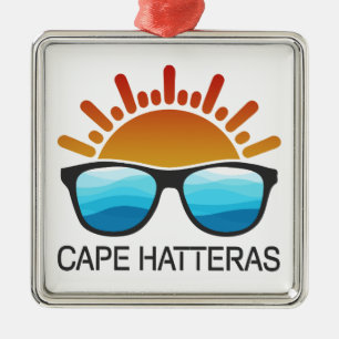 Cape Hatteras North Carolina Sunglasses Metal Ornament
