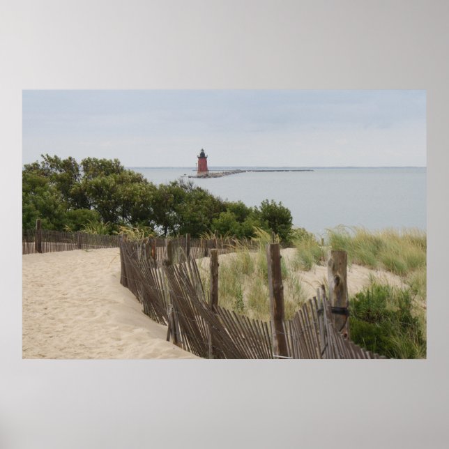 Cape Henlopen Light Poster (Front)