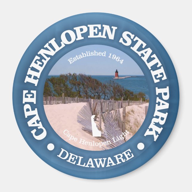 Cape Henlopen SP Magnet (Front)