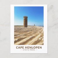 Cape Henlopen State Park Delaware Watercolor
