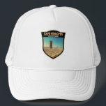 Cape Henlopen State Park Delaware Watercolor  Trucker Hat<br><div class="desc">Cape Henlopen State Park artwork in a watercolor style design. William Penn made the beaches of Cape Henlopen one of the first public lands established in the USA.</div>