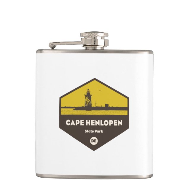 Cape Henlopen State Park Hip Flask (Front)