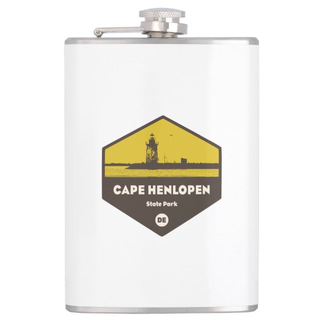 Cape Henlopen State Park Hip Flask (Front)