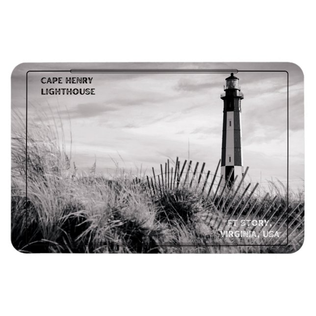 Cape Henry Lighthouse Magnet (Horizontal)