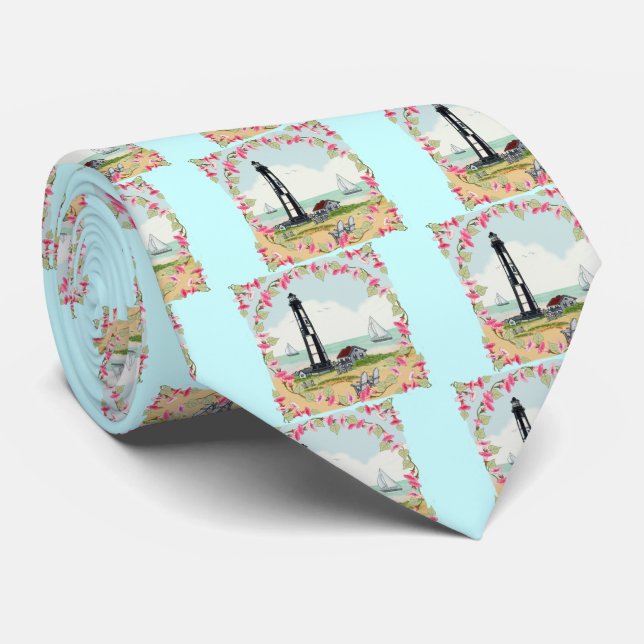 Cape Henry Lighthouse Tie (Rolled)
