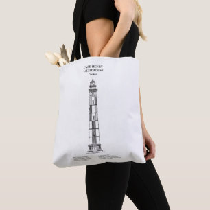 Cape Henry Lighthouse - Virginia - BD Tote Bag