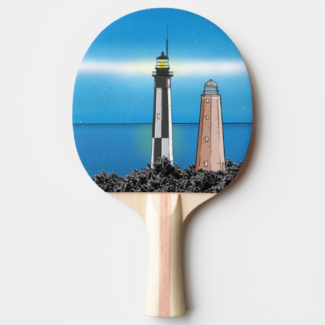 Cape Henry Lighthouse  Virginia  Chesapeake Bay Ping Pong Paddle (Front)