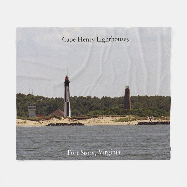 Cape Henry Lighthouses blanket (Front (Horizontal))