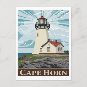 Cape Horn Lighthouse, Chile Postcard