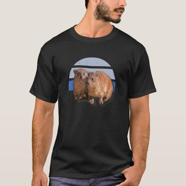 Cape Hyrax And Rock Rabbit And Rock Hyrax Men Wome T-Shirt (Front)