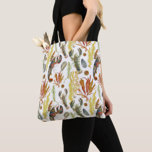 Cape Lobster Tote Bag