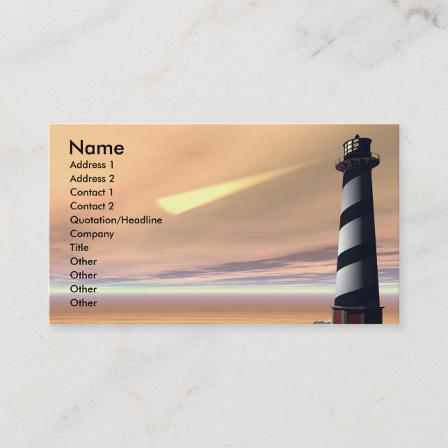 CAPE LOOKOUT BUSINESS CARD (Front)