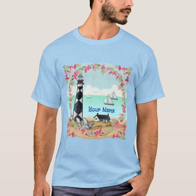 Cape Lookout Lighthouse  t-shirt  (Front)