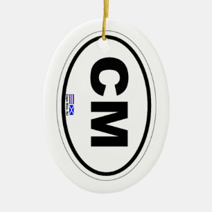 Cape May. Ceramic Tree Decoration