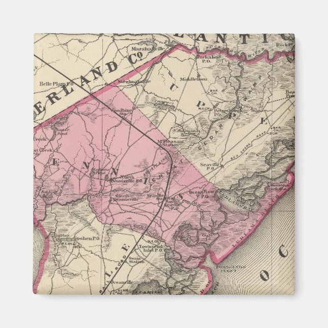 Cape May County, NJ Magnet (Front)