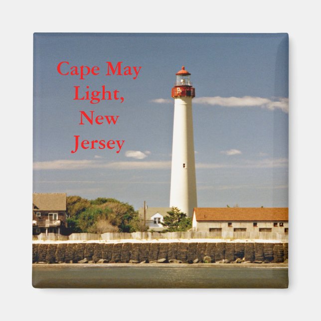 Cape May Light, New Jersey Magnet (Front)