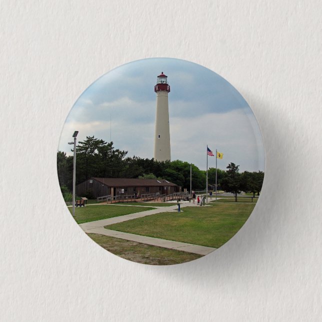 Cape May Lighthouse 3 Cm Round Badge (Front)